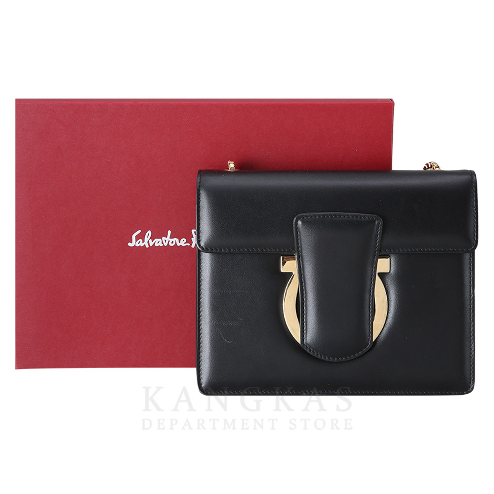 Salvatore Ferragamo(USED)페레가모 21F893 간치니 체인 크로스백